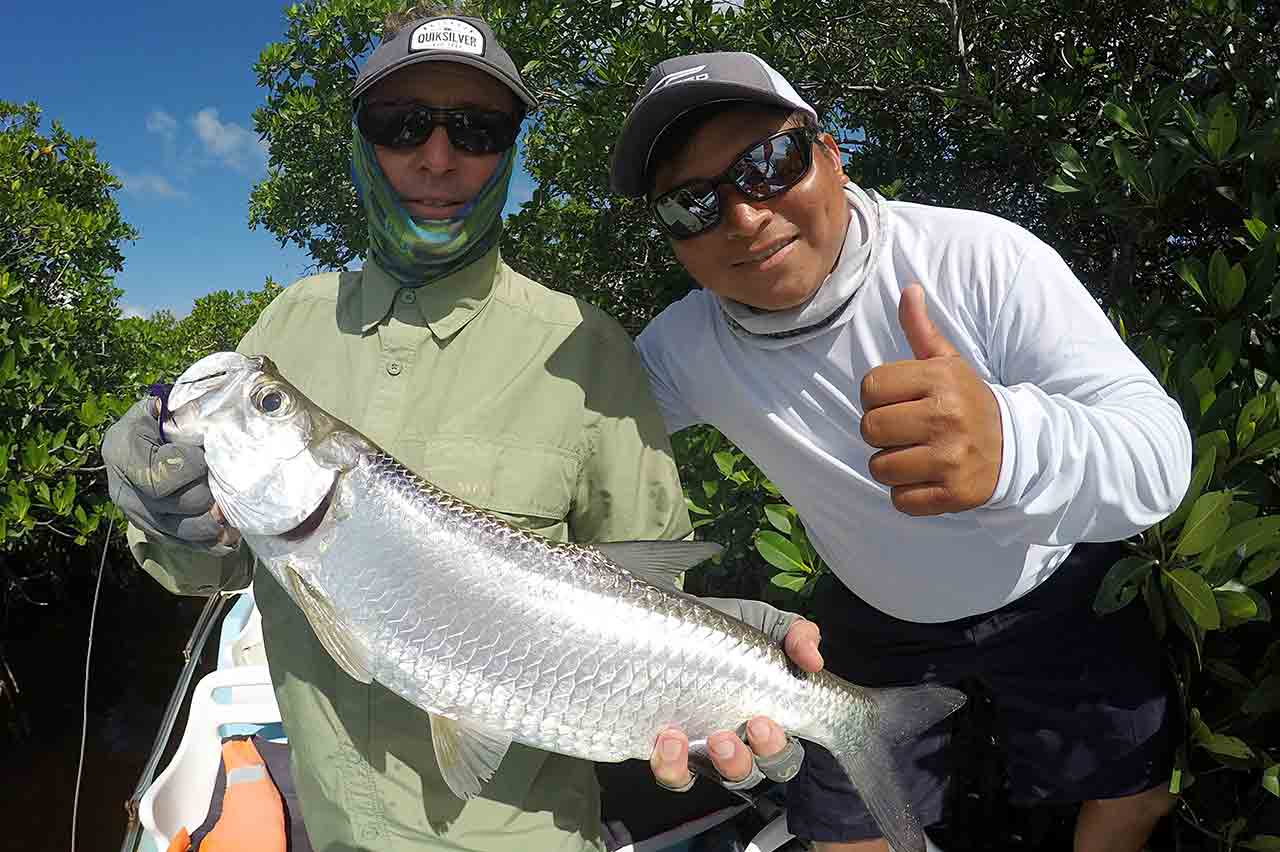 tarpon Ascension Bay Mexico Fly Fishing Lodge