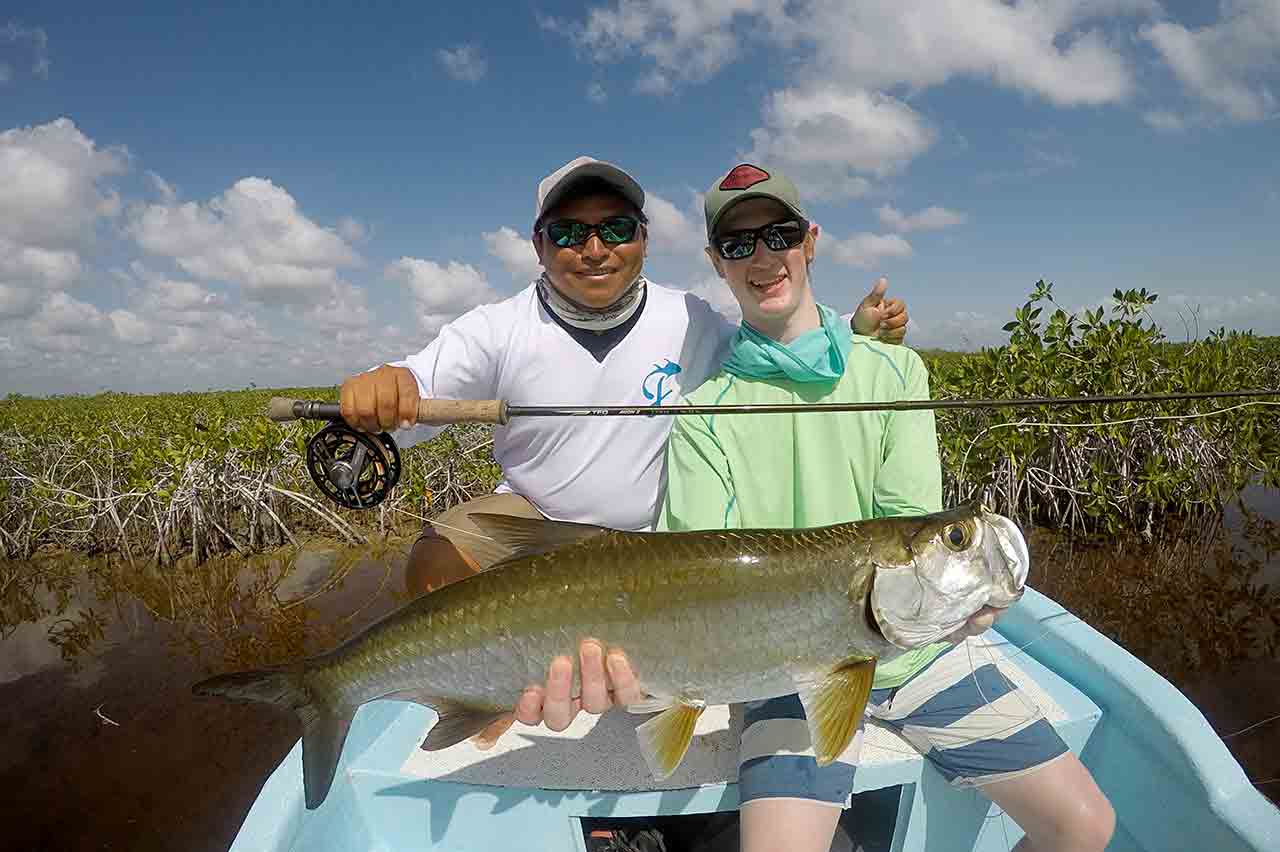 Tarpon Ascension Bay Mexico Fly Fishing Lodge